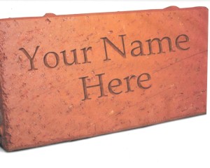 brick with your name